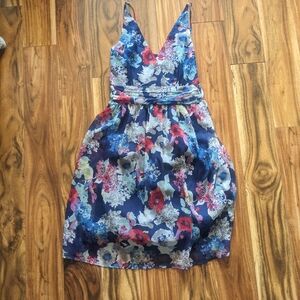 Vera Moda 'Josephine' Garden Floral Floral Midi Dress, Size Small